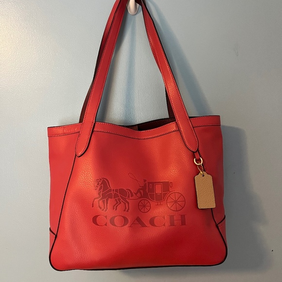 Coach Handbags - Coach Pink Leather Tote & Wristlet Set – Style No. B2154-C4063  (never used)